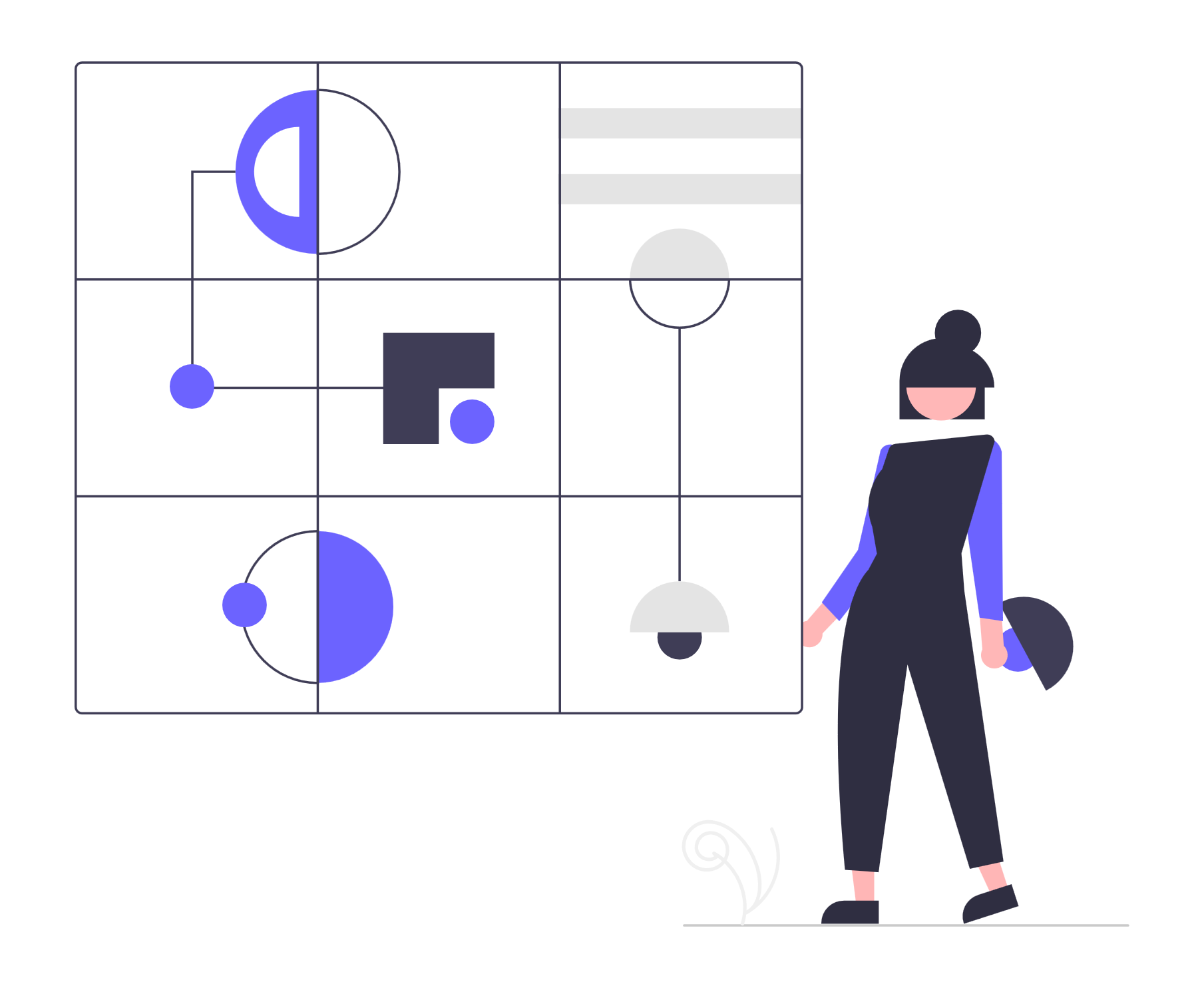 Illustration de la landing page